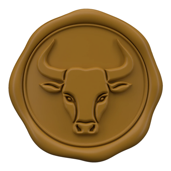 The Taurus seal: the sign’s symbol embossed in the wax